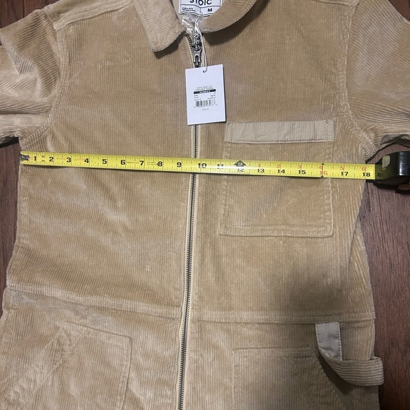 Stoic Corduroy Wide Leg Utility Jumpsuit - Picture 4 of 8